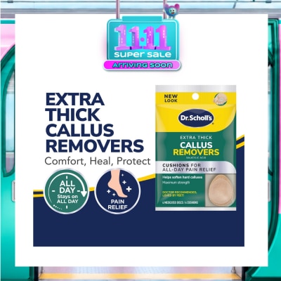 DR SCHOLL’S Dr Scholl's Extra Thick Callus Removers 4s image