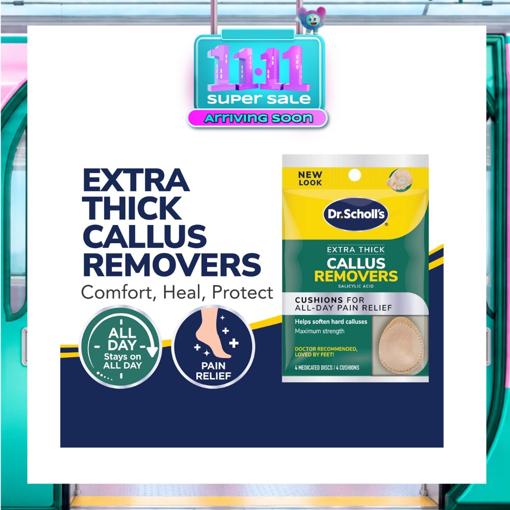 Dr Scholl's Extra Thick Callus Removers 4s image