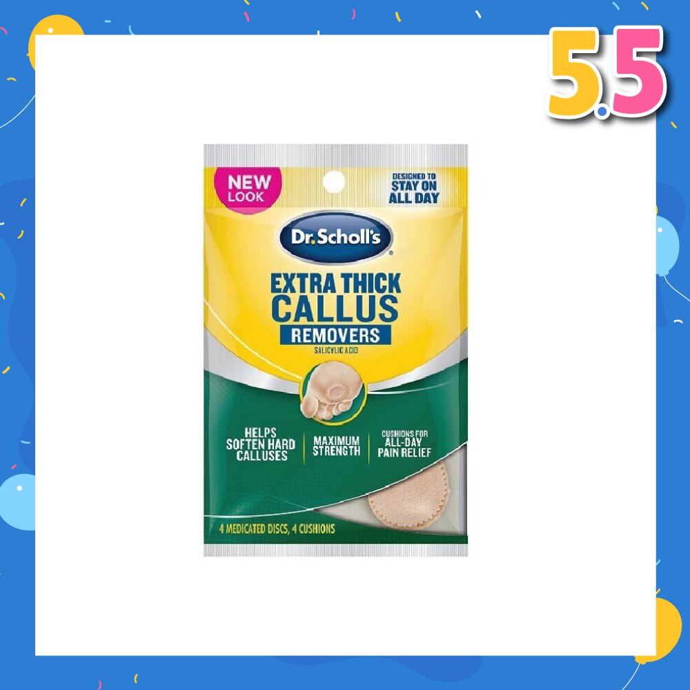 Dr Scholl's Extra Thick Callus Removers 4s