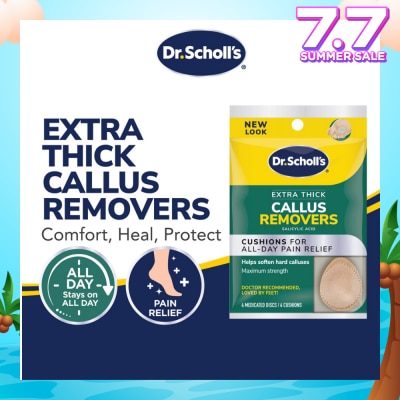 DR SCHOLL’S Dr Scholl's Extra Thick Callus Removers 4s