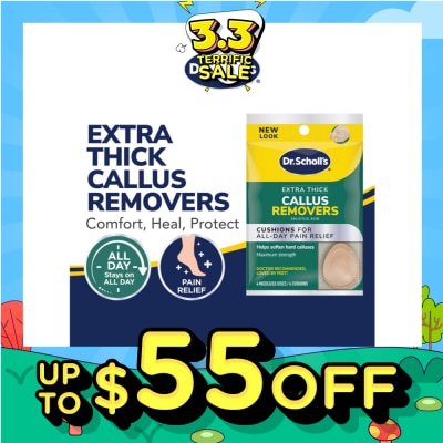 DR SCHOLL’S Dr Scholl's Extra Thick Callus Removers 4s