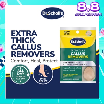 DR SCHOLL’S Dr Scholl's Extra Thick Callus Removers 4s