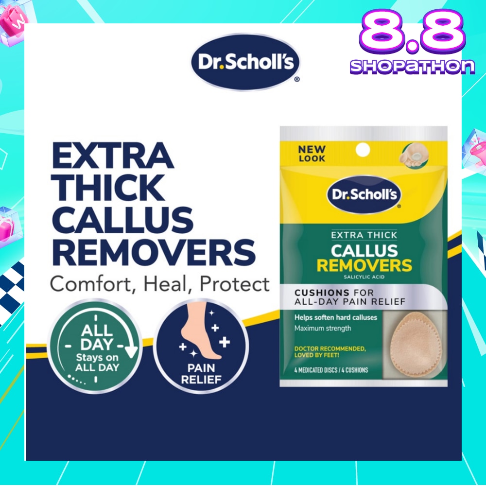 Dr Scholl's Extra Thick Callus Removers 4s