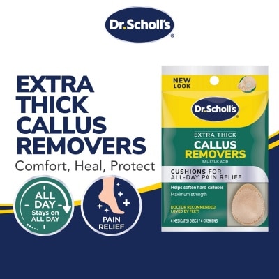 DR SCHOLL’S Dr Scholl's Extra Thick Callus Removers 4s