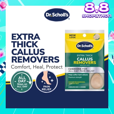 DR SCHOLL’S Dr Scholl's Extra Thick Callus Removers 4s