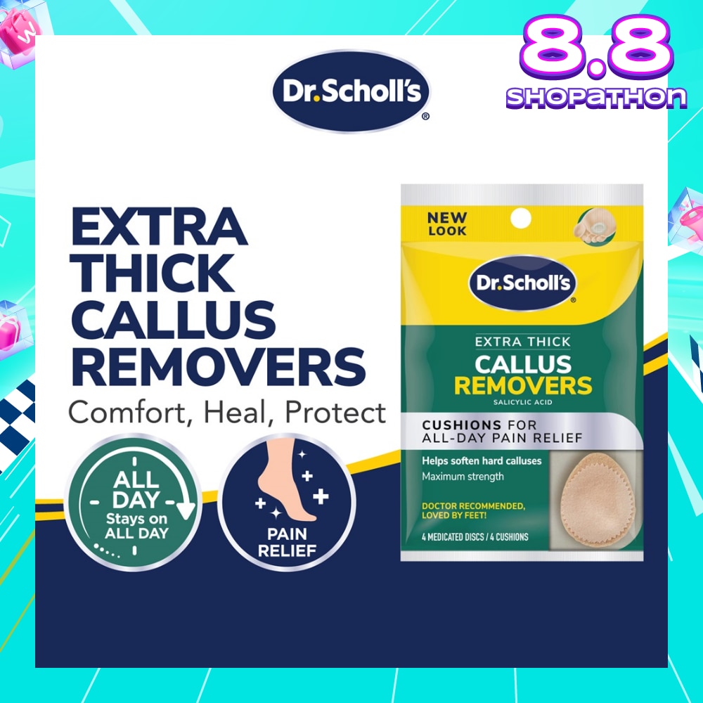 Dr Scholl's Extra Thick Callus Removers 4s