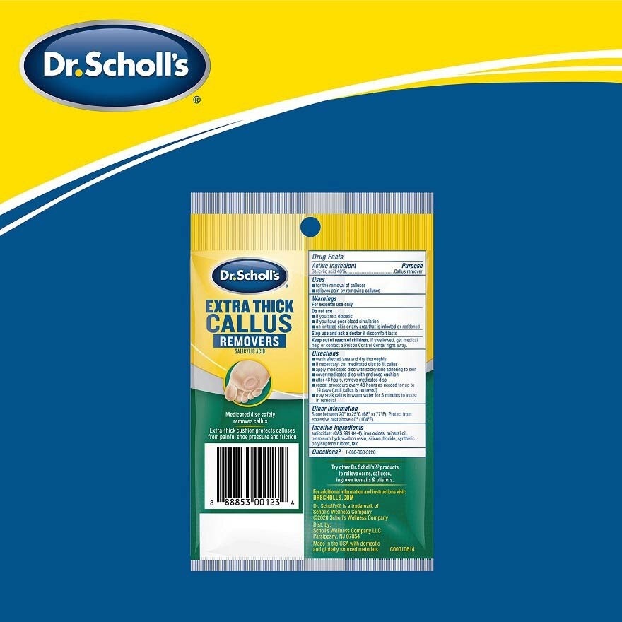 Dr Scholl's Extra Thick Callus Removers 4s