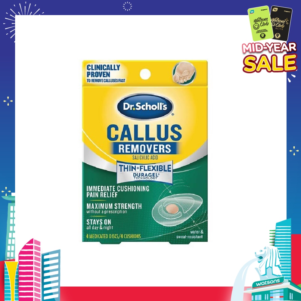 Dr Scholl's Duragel Callus Removers 4s
