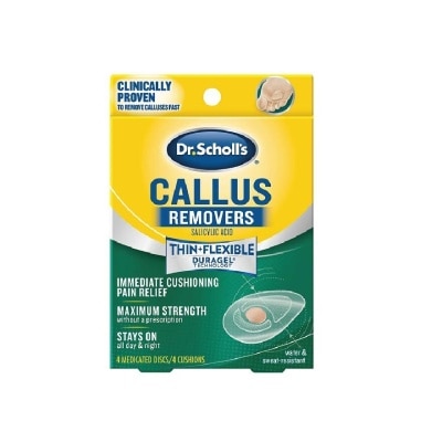 DR SCHOLL’S Duragel Callus Removers (Softens Hard Calluses On Feet, Cushions To Reduce Painful Shoe Pressure, Sweat And Water Resistant) 4s