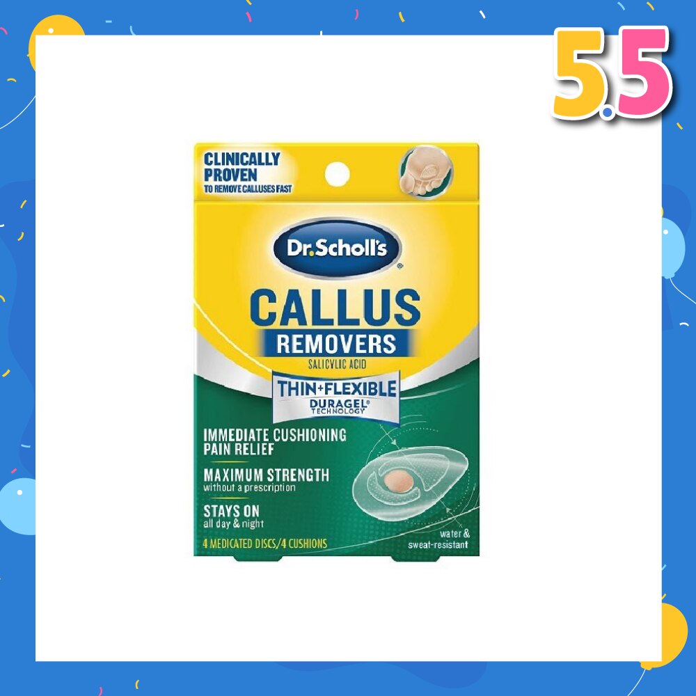 Dr Scholl's Duragel Callus Removers 4s