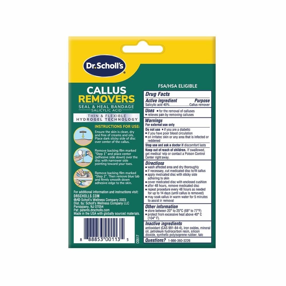 Dr Scholl's Duragel Callus Removers 4s