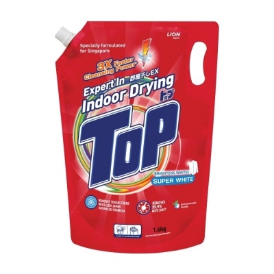 TOP Concentrated Liquid Detergent Super White Refill 1.6kg