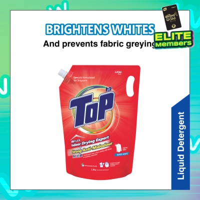 TOP Concentrated Liquid Detergent Super White Refill 1.6kg