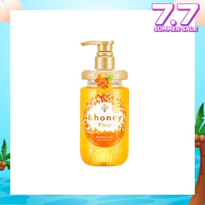 &HONEY Fleur Kinmokusei Moist Shampoo (Soothing Floral Aroma Of Osmanthus) 450ml