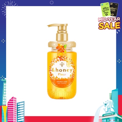 &HONEY Fleur Kinmokusei Moist Shampoo (Soothing Floral Aroma Of Osmanthus) 450ml