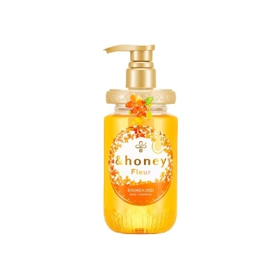 &HONEY Fleur Kinmokusei Moist Shampoo (Soothing Floral Aroma Of Osmanthus) 450ml