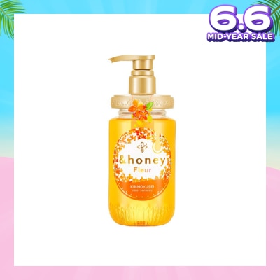 &HONEY Fleur Kinmokusei Moist Shampoo (Soothing Floral Aroma Of Osmanthus) 450ml