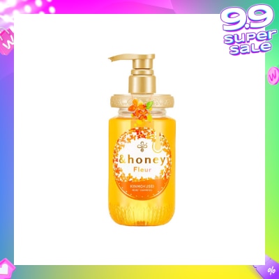 &HONEY Fleur Kinmokusei Moist Shampoo (Soothing Floral Aroma Of Osmanthus) 450ml