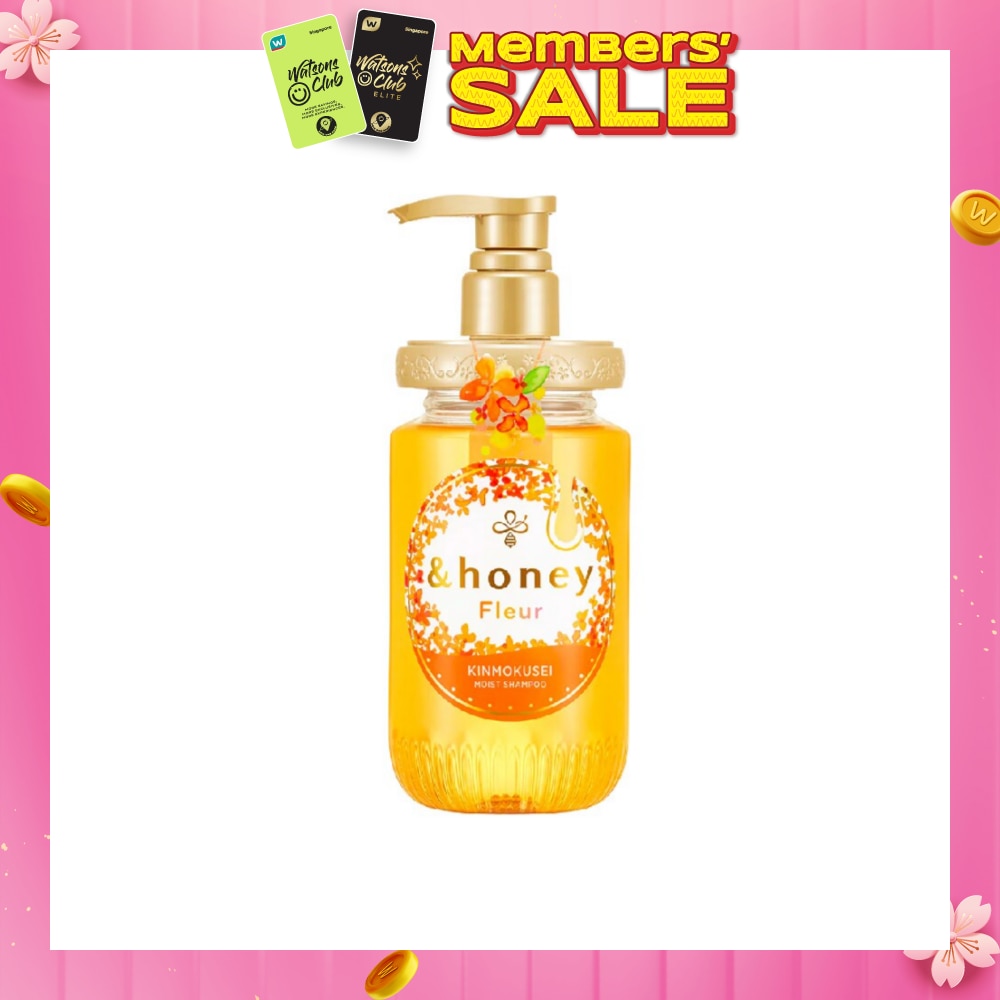 Fleur Kinmokusei Moist Shampoo (Soothing Floral Aroma Of Osmanthus) 450ml