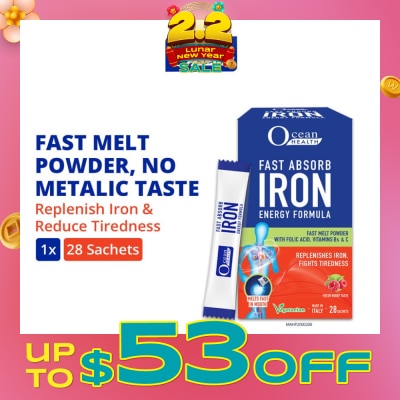 OCEAN HEALTH Iron Energy Formula 28s