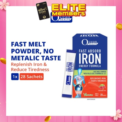 OCEAN HEALTH Iron Energy Formula 28s