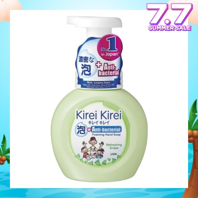 KIREI KIREI Anti-Bacterial Foaming Hand Soap Refreshing Grape 250ml