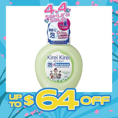 KIREI KIREI - Anti-Bacterial Foaming Hand Soap Refreshing Grape 250ml