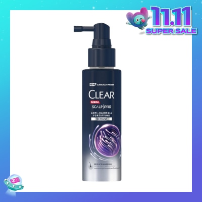 CLEAR Men Scalp Pro Anti Hairfall Fortifying Serum (Helps Stimulate Follicle Vitality For Visibly Fuller Looking Hair) 70ml