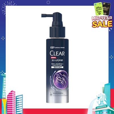 CLEAR Men Scalp Pro Anti Hairfall Fortifying Serum (Helps Stimulate Follicle Vitality For Visibly Fuller Looking Hair) 70ml