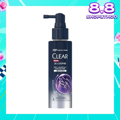 CLEAR Men Scalp Pro Anti Hairfall Fortifying Serum (Helps Stimulate Follicle Vitality For Visibly Fuller Looking Hair) 70ml