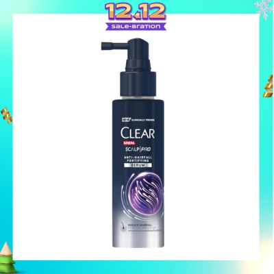 CLEAR Men Scalp Pro Anti Hairfall Fortifying Serum (Helps Stimulate Follicle Vitality For Visibly Fuller Looking Hair) 70ml
