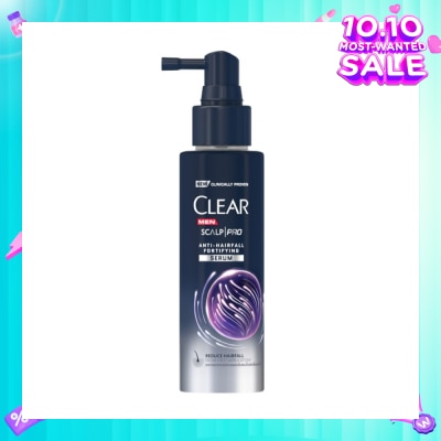 CLEAR Men Scalp Pro Anti Hairfall Fortifying Serum (Helps Stimulate Follicle Vitality For Visibly Fuller Looking Hair) 70ml