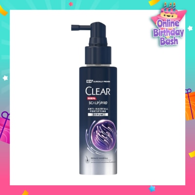 CLEAR Men Scalp Pro Anti Hairfall Fortifying Serum (Helps Stimulate Follicle Vitality For Visibly Fuller Looking Hair) 70ml