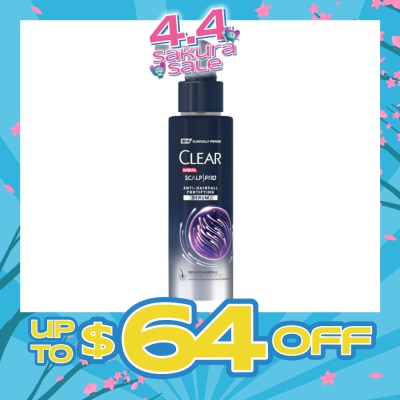 CLEAR - Men Scalp Pro Anti Hairfall Fortifying Serum (Helps Stimulate Follicle Vitality For Visibly Fuller Looking Hair) 70ml