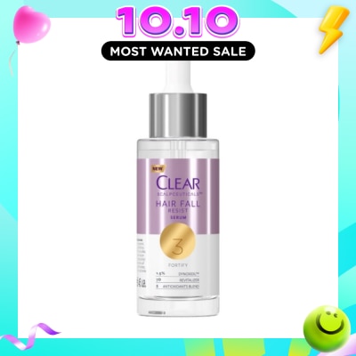 CLEAR Scalpceuticals Hair Fall Resist Serum (Helps Stimulate Your Scalp’s Natural Hair Growing Process For Visibly Thicker Looking Hair) 45ml image