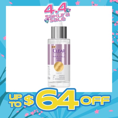 CLEAR - Scalpceuticals Hair Fall Resist Serum (Helps Stimulate Your Scalp’s Natural Hair Growing Process For Visibly Thicker Looking Hair) 45ml