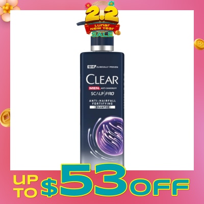 CLEAR Men Scalp Pro Anti Hairfall Fortifying Shampoo 300ml