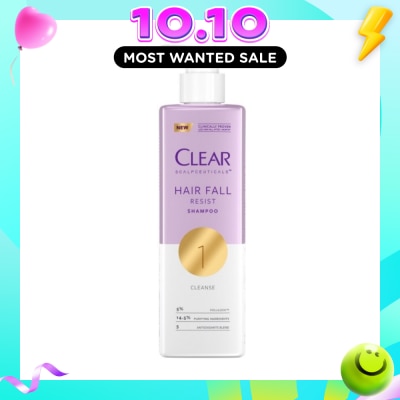 CLEAR Scalpceuticals Hair Fall Resist Shampoo (Deeply Purifies Scalp And Reduces Hairfall) 300ml image