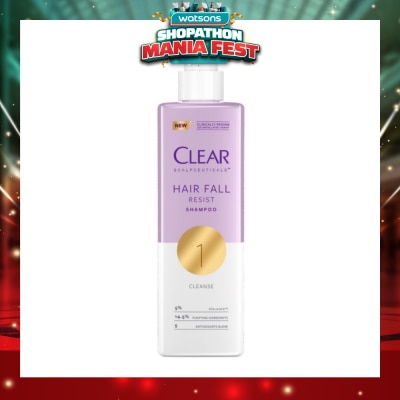 CLEAR - Scalpceuticals Hair Fall Resist Shampoo (Deeply Purifies Scalp And Reduces Hairfall) 300ml