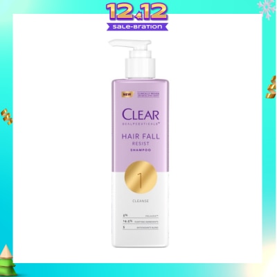 CLEAR Scalpceuticals Hair Fall Resist Shampoo (Deeply Purifies Scalp And Reduces Hairfall) 300ml