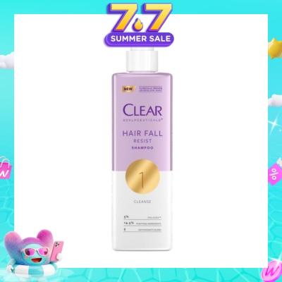 CLEAR - Scalpceuticals Hair Fall Resist Shampoo (Deeply Purifies Scalp And Reduces Hairfall) 300ml