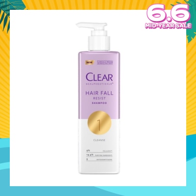 CLEAR Scalpceuticals Hair Fall Resist Shampoo (Deeply Purifies Scalp And Reduces Hairfall) 300ml