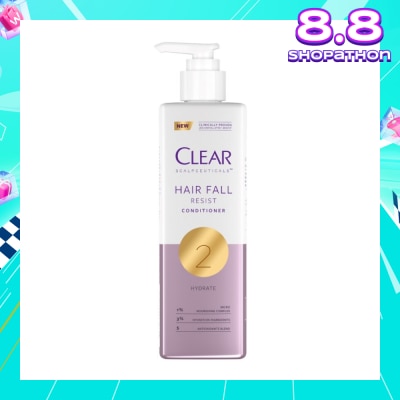 CLEAR Scalpceuticals Hair Fall Resist Conditioner (Hydrates, While Repairing And Strengthening Hair Fibers) 300ml