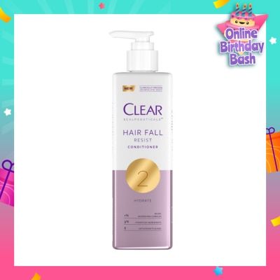 CLEAR Scalpceuticals Hair Fall Resist Conditioner (Hydrates, While Repairing And Strengthening Hair Fibers) 300ml