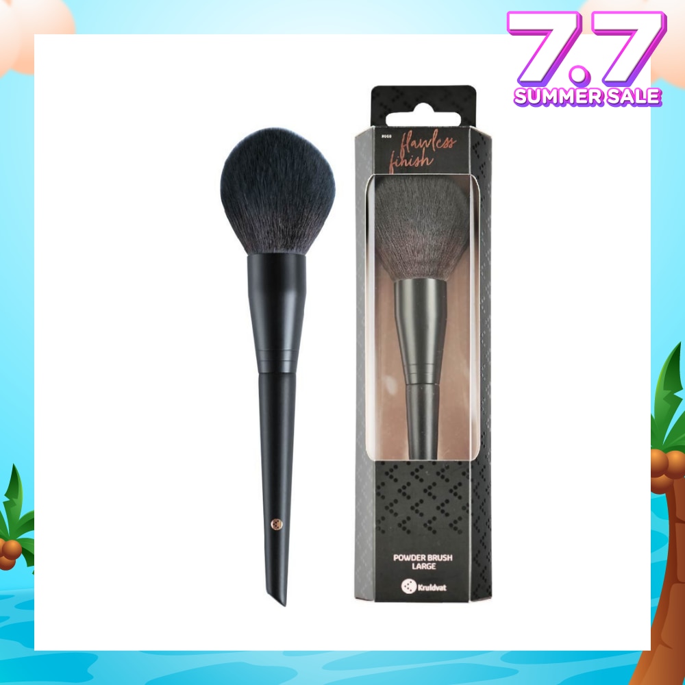 Powder Brush Large (Ideal For Both Loose And Compact Powdered Products For A Natural And Flawless Finish) 1s