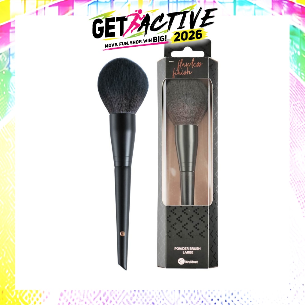 Powder Brush Large (Ideal For Both Loose And Compact Powdered Products For A Natural And Flawless Finish) 1s image