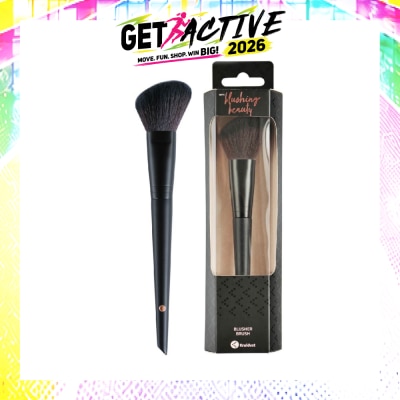 KRUIDVAT - Blusher Brush (Ideal For Powdered Blushes Or Contours. The Angled Shape Makes The Brush Perfect For Highlighting The Contours Of The Face Naturally) 1s image
