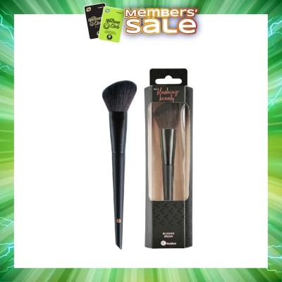 KRUIDVAT - Blusher Brush (Ideal For Powdered Blushes Or Contours. The Angled Shape Makes The Brush Perfect For Highlighting The Contours Of The Face Naturally) 1s