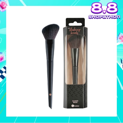 KRUIDVAT Blusher Brush (Ideal For Powdered Blushes Or Contours. The Angled Shape Makes The Brush Perfect For Highlighting The Contours Of The Face Naturally) 1s