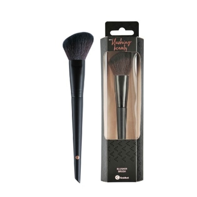 KRUIDVAT Blusher Brush (Ideal For Powdered Blushes Or Contours. The Angled Shape Makes The Brush Perfect For Highlighting The Contours Of The Face Naturally) 1s